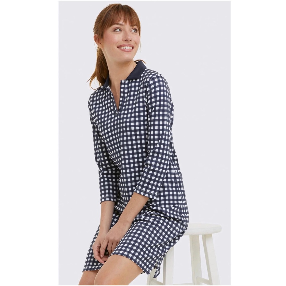 Draper James x Lands’ End Supima Cotton Polo Dress